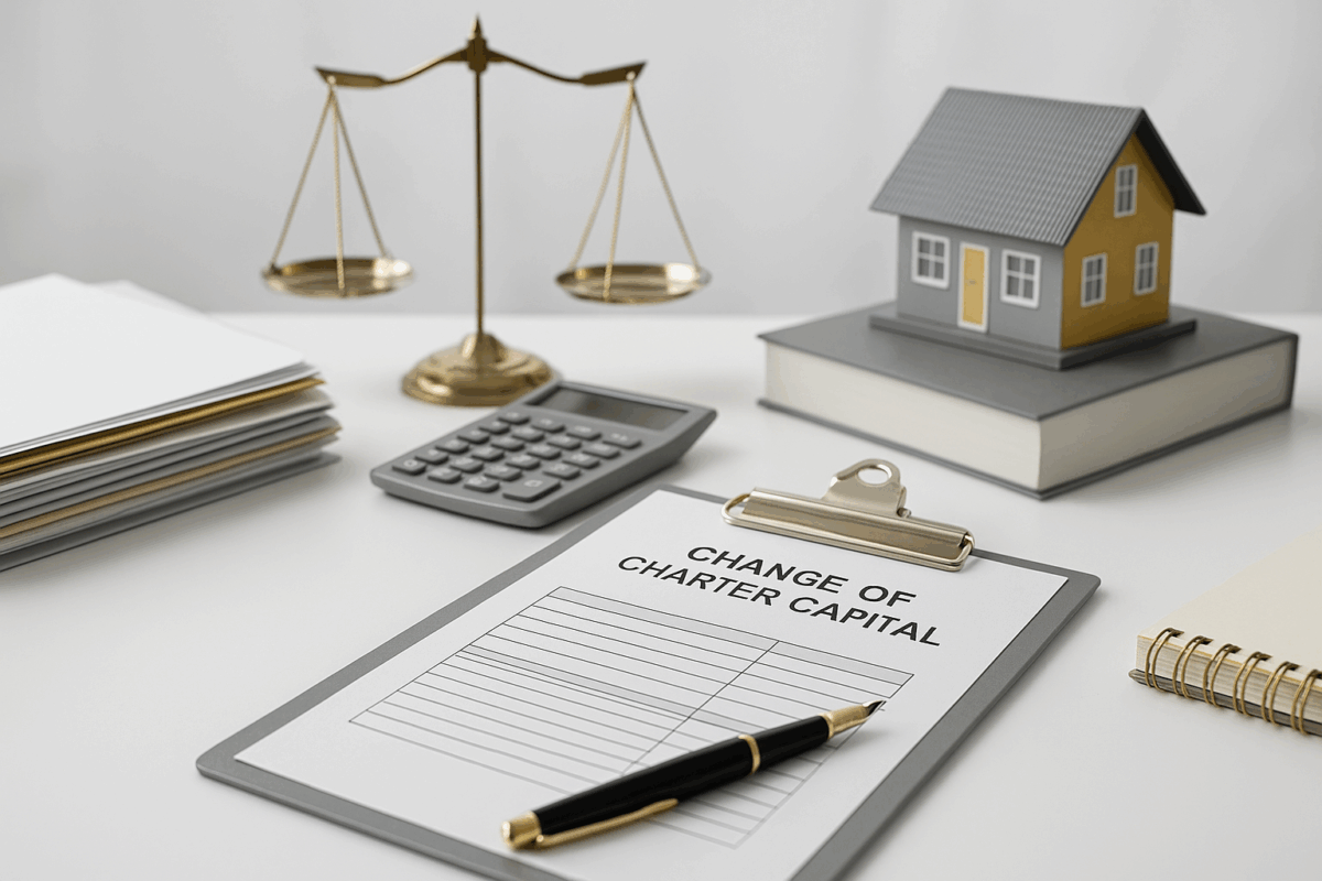 Phân tích chi tiết thủ tục thay đổi vốn điều lệ của công ty TNHH và công ty cổ phần theo quy định pháp luật năm 2025, giúp doanh nghiệp nắm rõ hồ sơ, quy trình và những lưu ý quan trọng.