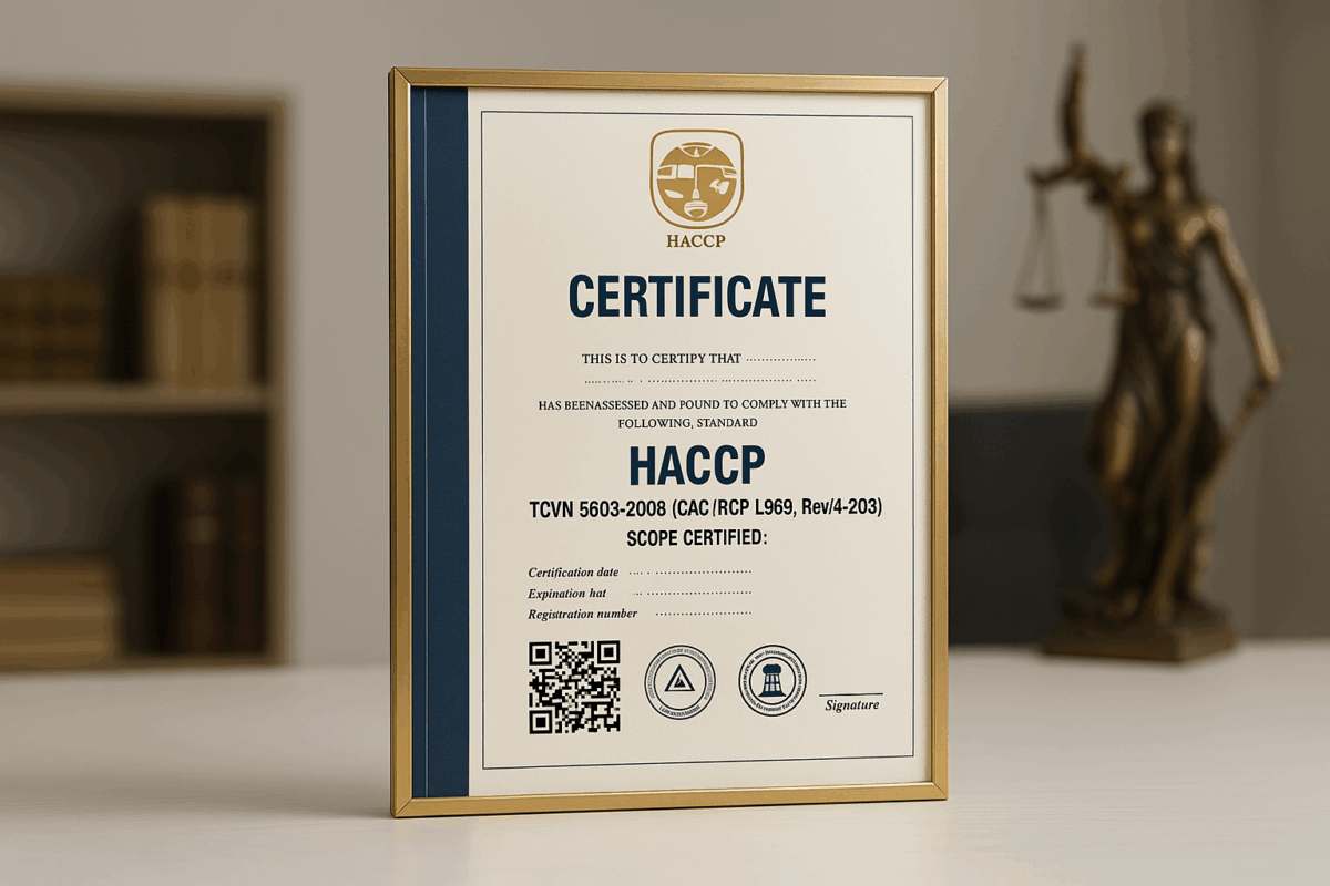 Chứng nhận HACCP trong ngành thực phẩm quan trọng như thế nào?