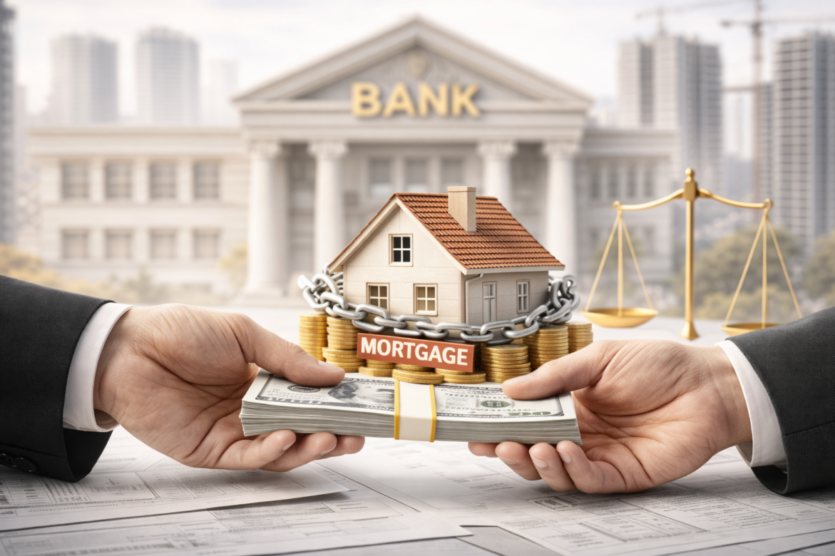 Nhiều chủ đầu tư sử dụng quyền sử dụng đất hoặc toàn bộ dự án nhà ở để thế chấp ngân hàng nhằm huy động vốn triển khai dự án. Điều này đặt ra câu hỏi lớn cho người mua: mua dự án đang thế chấp ngân hàng có được không, có hợp pháp không và rủi ro pháp lý là gì?